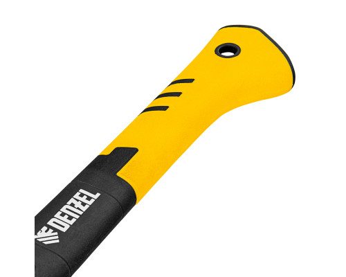 Топор-колун DENZEL F3, 640 гр, двухкомпонентная рукоятка, 320 мм 21430