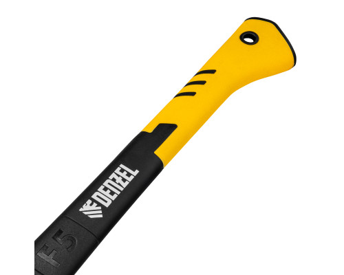 Топор-колун DENZEL F5, 1100 гр, двухкомпонентная рукоятка, 500 мм 21432