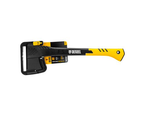 Топор-колун DENZEL F5, 1100 гр, двухкомпонентная рукоятка, 500 мм 21432