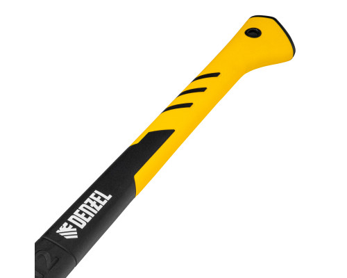 Топор-колун DENZEL F12, 2000 гр, двухкомпонентная рукоятка, 710 мм 21436