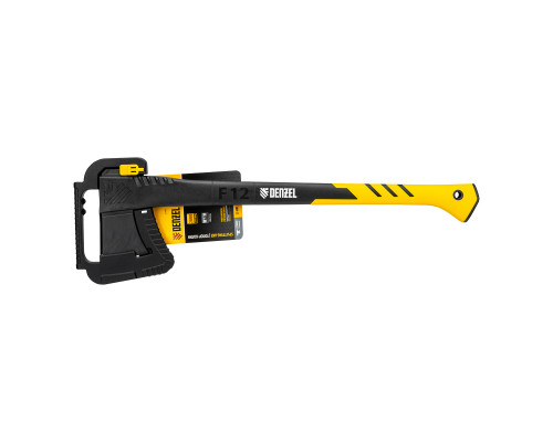 Топор-колун DENZEL F12, 2000 гр, двухкомпонентная рукоятка, 710 мм 21436