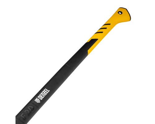 Колун DENZEL F20, 2800 гр, двухкомпонентная рукоятка, 920 мм 21440