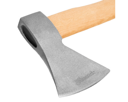 Плотницкий, кованый топор MATRIX, деревянная рукоятка, 600гр, пескоструйная обработка полотна 21696