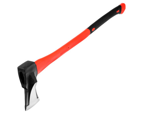Топор-колун с клиновидным полотном MATRIX 3000 г, фибергласовое обрезиненное топорище 900 мм 21817