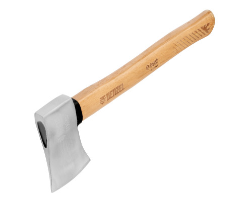 Топор кованый Denzel, 1130 г, американский тип, буковая рукоятка, 430мм, EFP 21884