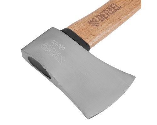 Топор кованый Denzel 680 г, американский тип, буковая рукоятка, 360 мм, EFP 21886