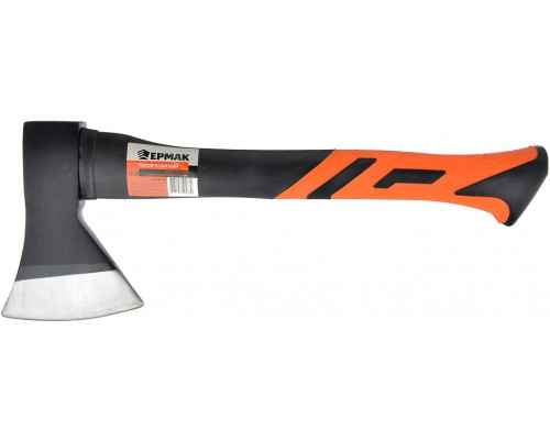 Кованый топор с фибергласовой двухкомпонентной ручкой ЕРМАК 600 г 662-428