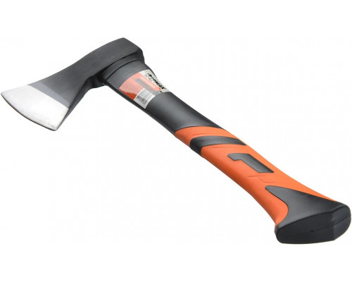 Кованый топор с фибергласовой двухкомпонентной ручкой ЕРМАК 600 г 662-428