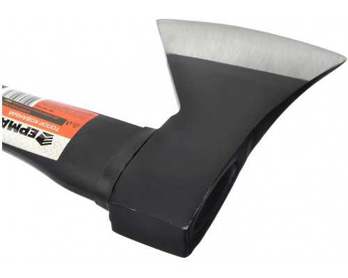 Кованый топор с фибергласовой двухкомпонентной ручкой ЕРМАК 600 г 662-428