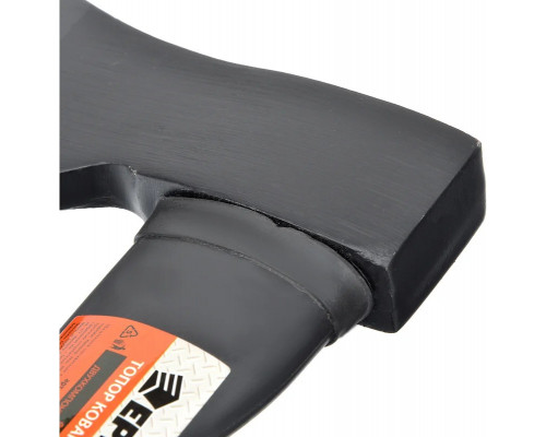 Кованый топор с фибергласовой двухкомпонентной ручкой ЕРМАК 600 г 662-428