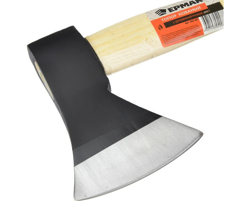 Кованый топор с деревянной ручкой ЕРМАК 600 г 662-431