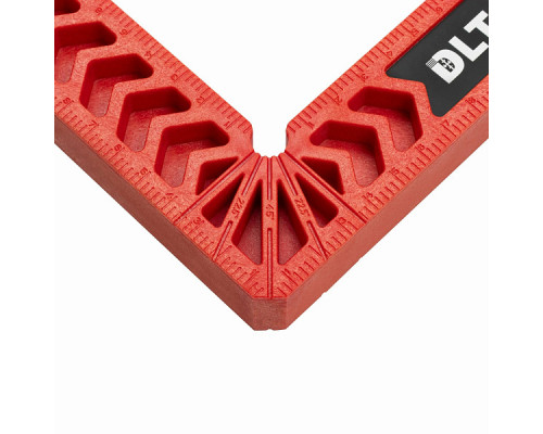 Угольник столярный пластиковый DLT, 110x110 мм 86706