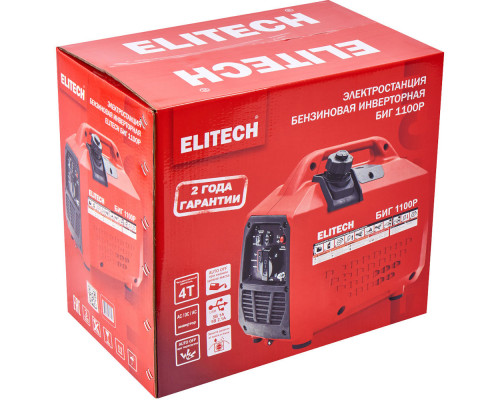 Генератор бензиновый инверторный ELITECH БИГ 1100Р