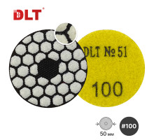 Алмазный гибкий шлифовальный круг (АГШК) DLT №51, #100, Ø50 мм, для гравера 2131
