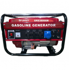 Генератор гибридный Gruwatt 3.8 кВт, ручной запуск GRS3800GR