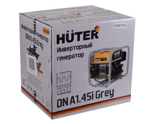 Генератор бензиновый HUTER DN A1,45 i Grey инверторный 64/10/60