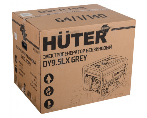 Генератор бензиновый HUTER DY 9.5 LX Grey электростартер 64/1/140