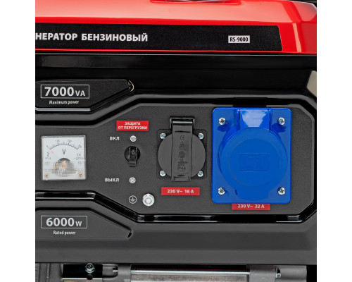 Генератор бензиновый MTX RS-9000, 7 кВт, 230В, ручной стартер 946155