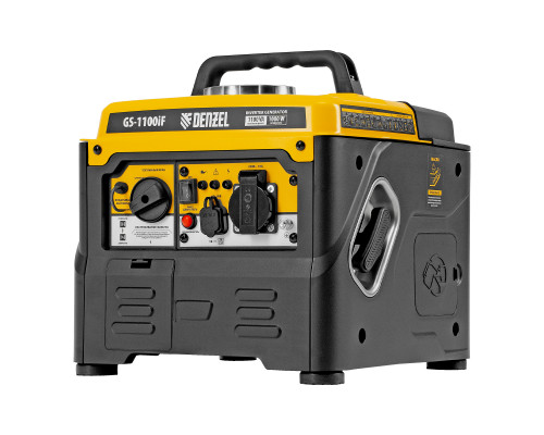 Генератор инверторный Denzel GS-1100iF, 1,1 кВт, 230 В, ручной старт 94706