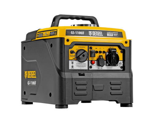 Генератор инверторный Denzel GS-1100iF, 1,1 кВт, 230 В, ручной старт 94706