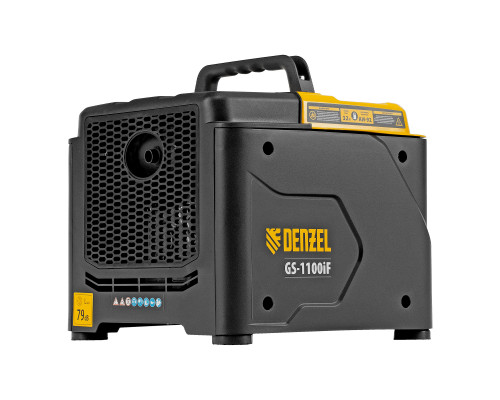 Генератор инверторный Denzel GS-1100iF, 1,1 кВт, 230 В, ручной старт 94706
