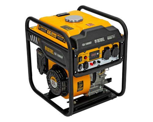 Генератор инверторный Denzel GK-3800iF, 3,8 кВт, 230 В, ручной старт 94708