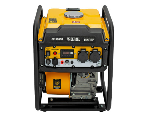 Генератор инверторный Denzel GK-3800iF, 3,8 кВт, 230 В, ручной старт 94708