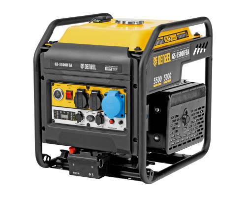 Генератор инверторный DENZEL GS-5500iFEA, 5,5 кВт, 230 В, электростартер, ATS 94720