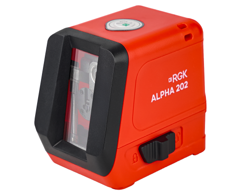 Лазерный уровень RGK ALPHA 202 с зелёным лучом 722842