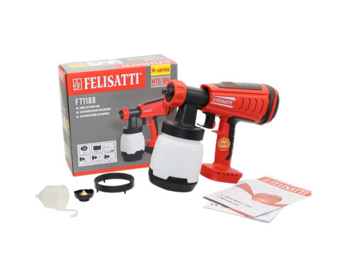 Краскораспылитель аккумуляторный FELISATTI FT1188