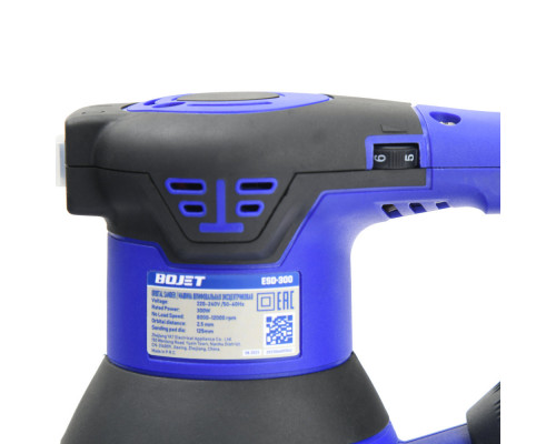 Эксцентриковая шлифмашина BOJET 350 Вт, 125 мм ESD-350