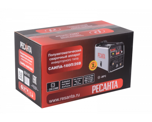 Сварочный полуавтомат Ресанта САИПА-160П/26В 65/142