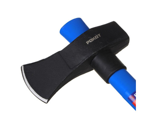 Топор-колун с клиновидным полотном РОКОТ 2700 г, 900 мм, прорезиненная ручка 617-365