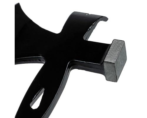 Топор многофункциональный (молоток+гвоздодер) ЕРМАК 600 г, с 2-х компонентной рукояткой 617-368