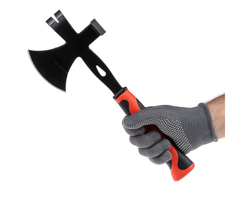 Топор многофункциональный (молоток+гвоздодер) ЕРМАК 600 г, с 2-х компонентной рукояткой 617-368