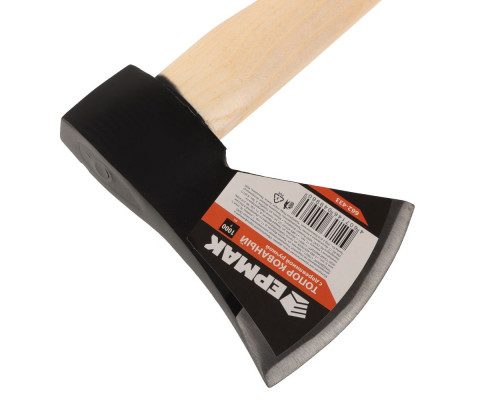 Кованый топор с деревянной ручкой ЕРМАК 1000 г 662-433