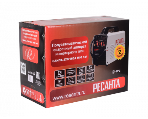 Сварочный полуавтомат Ресанта САИПА-22В/160А (MIG/MAG) 65/109