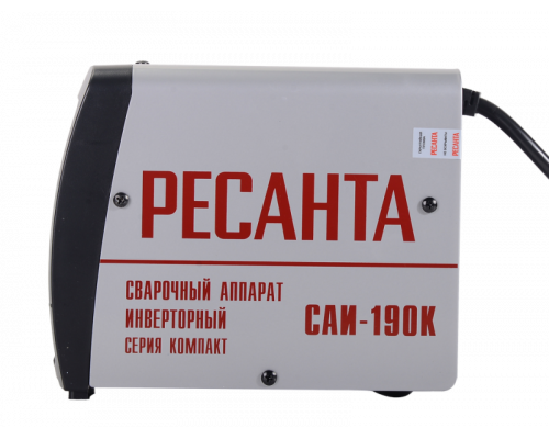 Сварочный аппарат РЕСАНТА САИ-190К (MMA) 65/36