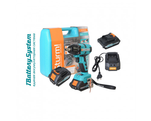 Аккумуляторный гайковерт Sturm 1BatterySystem CD350S