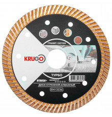 Диск алмазный, универсальный 125 x 2.2 x 22.23 x 10 мм KRUGO RTB05A+
