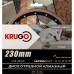Диск алмазный, универсальный 230 x 2.6 x 22.23 x 10 мм KRUGO RTB09A+