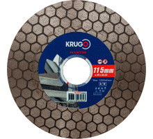 Диск алмазный для резки плитки под 45 градусов KRUGO MASTER 115х25 мм 81091150285