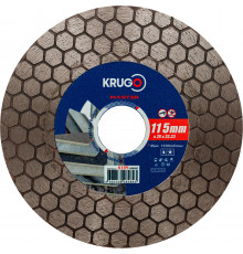Диск алмазный для резки плитки под 45 градусов KRUGO MASTER 115х25 мм 81091150285