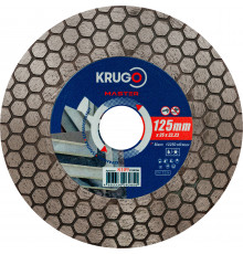 Диск алмазный для резки плитки под 45 градусов KRUGO MASTER 125х25 мм 81091250286