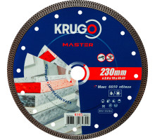 Диск алмазный Х-тип KRUGO MASTER 230х2,0х22,2х10 мм 81022300233