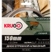 Диск алмазный сплошной по керамике для УШМ 150 x 1.6 x 22.23 x 8 мм KRUGO RCD06A