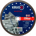 Диск алмазный Турбо по железобетону KRUGO MASTER 230х2,6х22,2х12 мм 81062300261