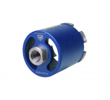 Коронка алмазная АДЕЛЬ M16 Ø72х65 мм DH-D525 R 6LSP с пылеудалением DHD5257265166