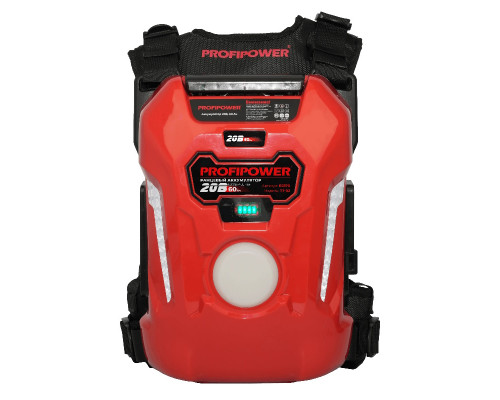 Аккумулятор ранцевый Profipower T7-02 60Ач 20В, Li-ION, 60Ач, 1200Вт/ч E0370
