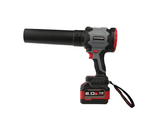 Аккумуляторная бесщеточная воздуходувка Profipower Ураган P972 (20В, Li-ion-1шт, 6.0Ач, З/У) E0334